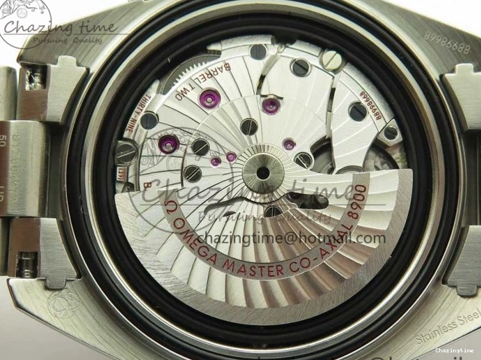 0407 Trendy Planet Ocean 43.5mm SS VSF 1:1 Best Edition Black Ceramic Bezel and Dial on SS Bracelet A8900 Super Clone 7973